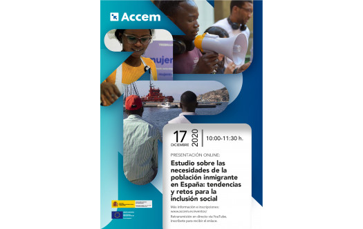 Presentación del Estudio de necesidades de la población inmigrante en España. Tendencias y retos para la inclusión