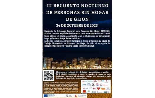 III Recuento Nocturno de Personas Sin Hogar de Gijón