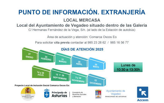 Punto de Información Vegadeo. Extranjería