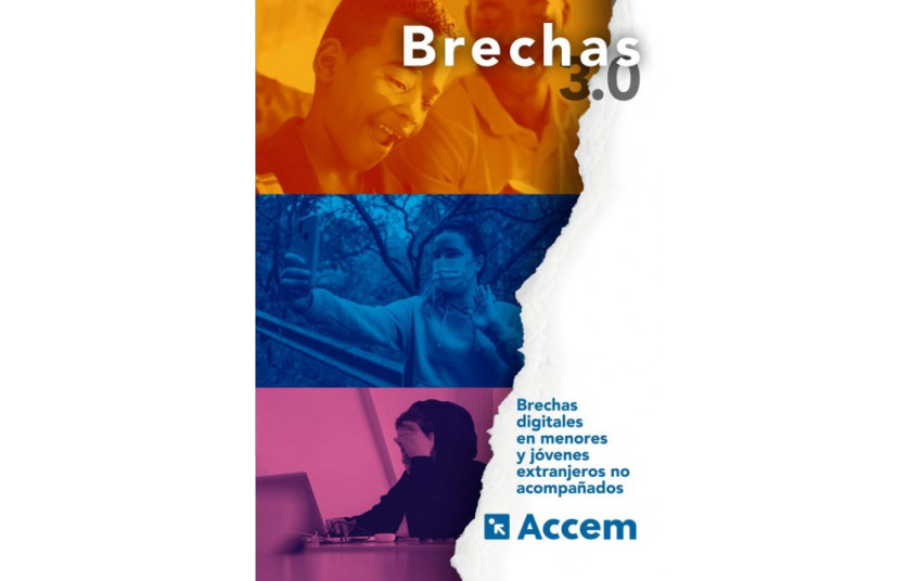 Brechas digitales en menores y jóvenes extranjeros no acompañados