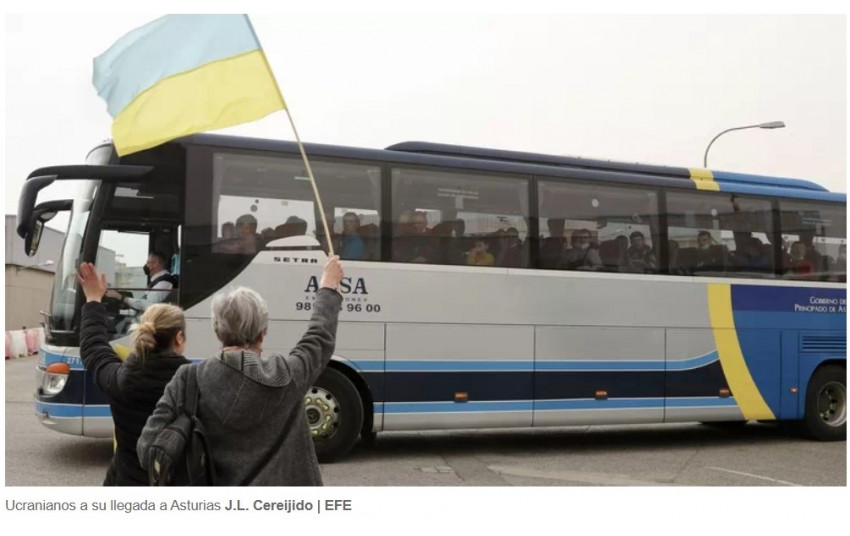 Asturias tramita 489 permisos de protección temporal para refugiados ucranianos