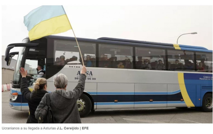 Asturias ha acogido a 1.584 ucranianos desde el estallido de la guerra